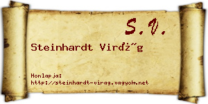 Steinhardt Virág névjegykártya